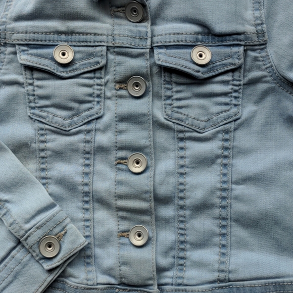 XS 4T Light Blue Jean Jacket Children's Place - Picture 3 of 12